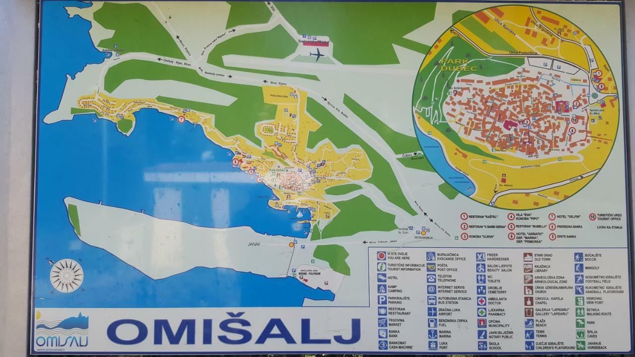 Villa Gromaca Omišalj Buitenkant foto